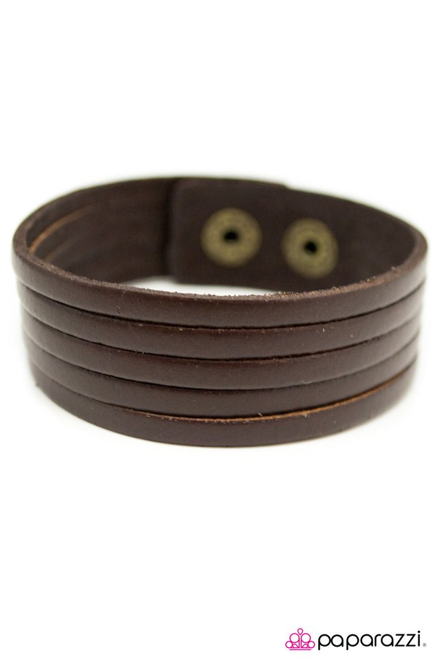Paparazzi ♥ Avant-Garde - Brown ♥ Bracelet