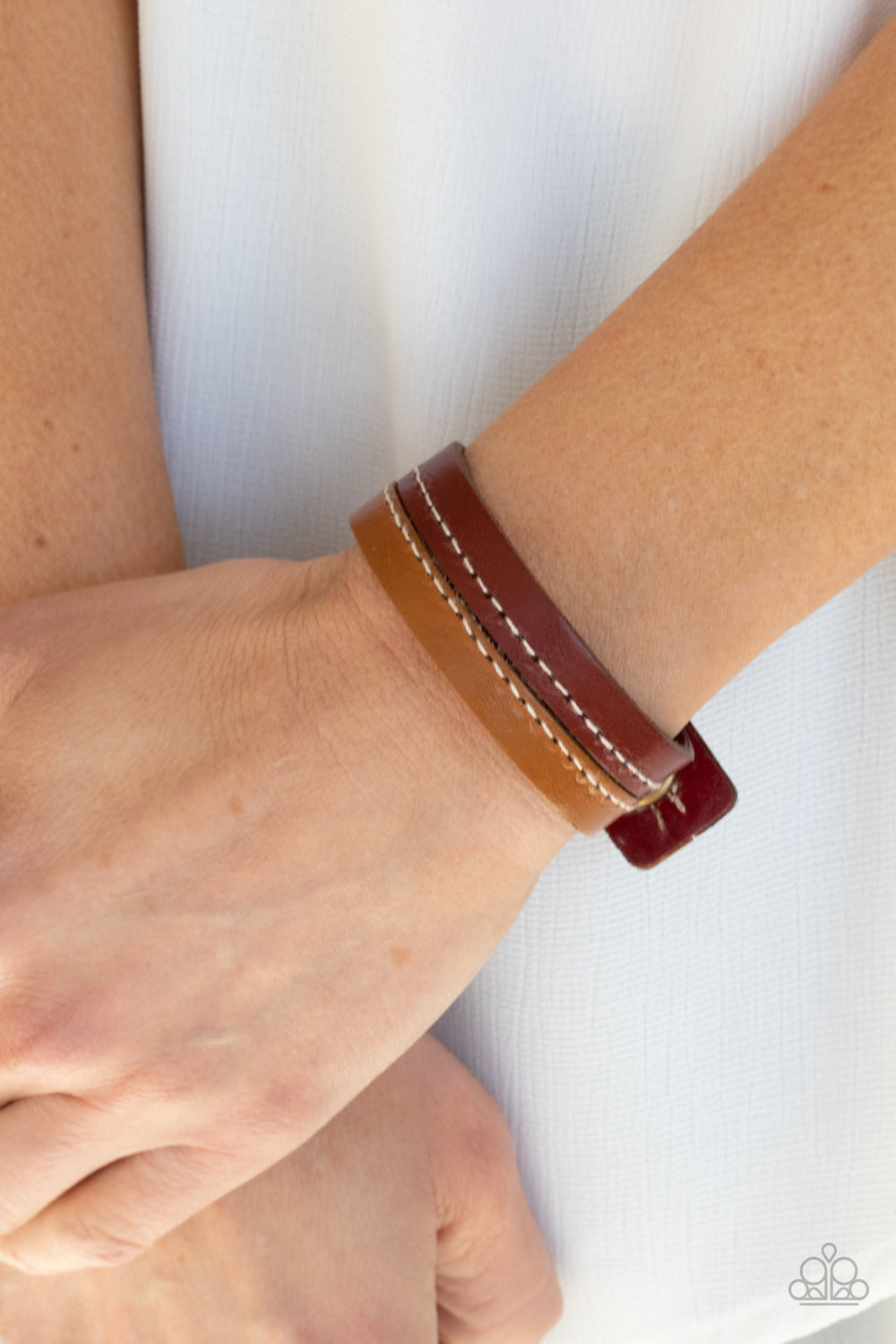 Paparazzi ♥ Simply Safari - Brown ♥ Bracelet