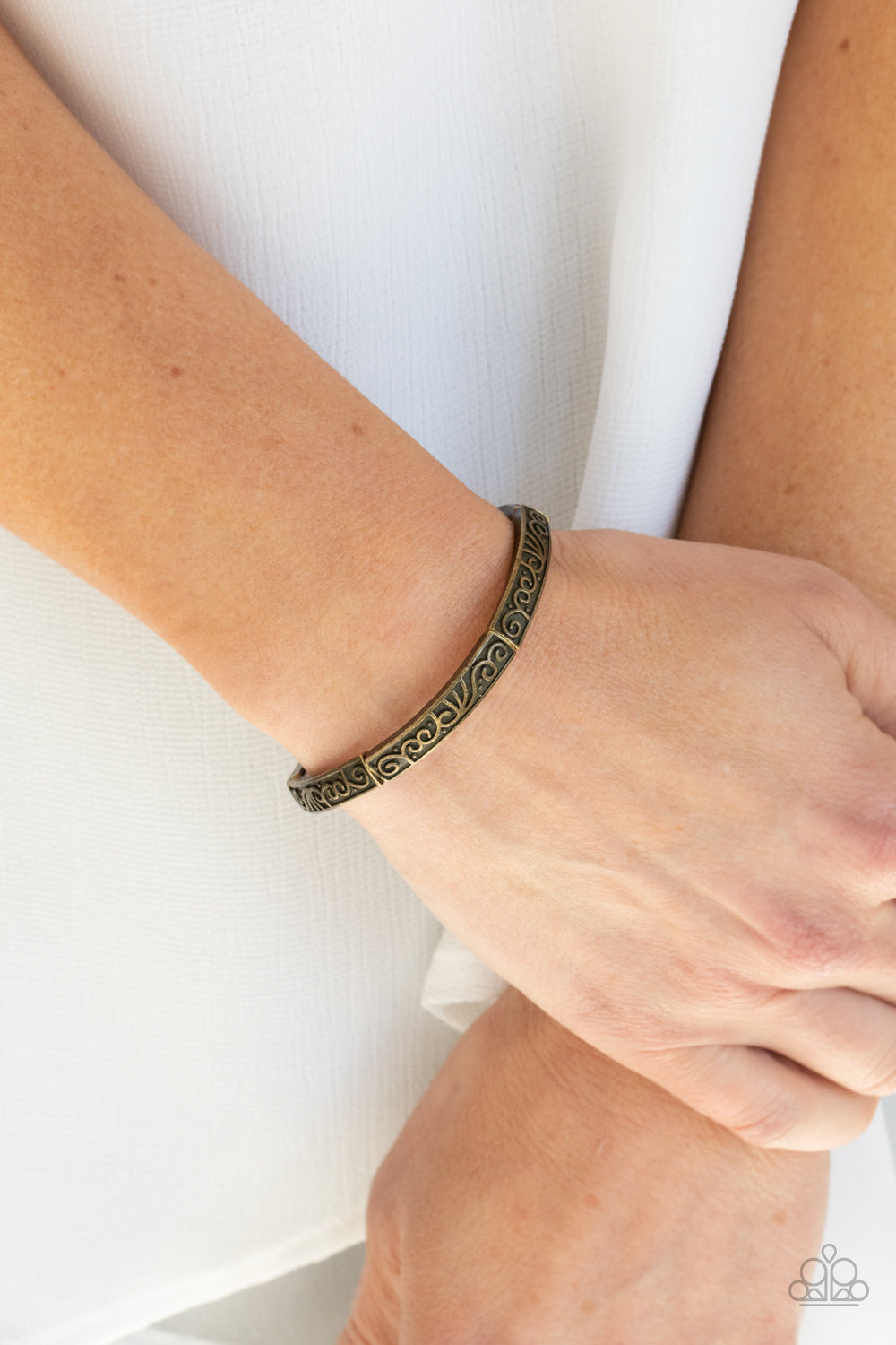 Paparazzi ♥ Precisely Petite - Brass ♥ Bracelet