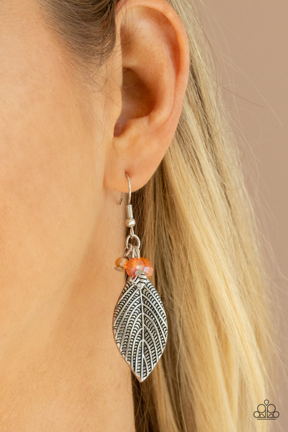 Paparazzi ♥ LEAF It To Fate - Orange ♥ Earrings