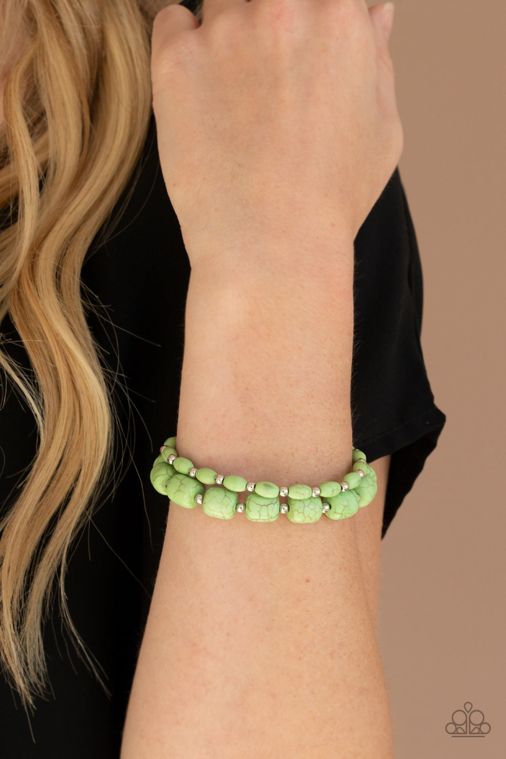 Paparazzi ♥ Colorfully Country - Green ♥ Bracelet