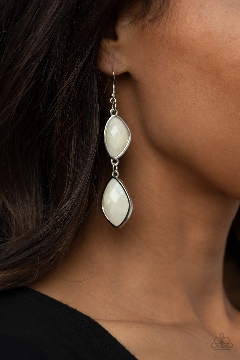 Paparazzi ♥ The Oracle Has Spoken - White ♥ Earrings