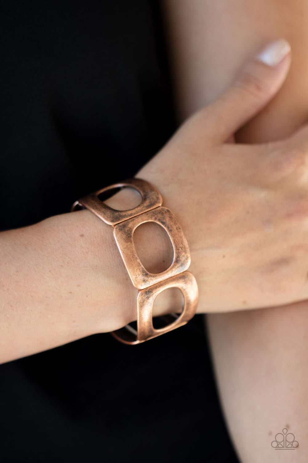 Paparazzi ♥ In OVAL Your Head - Copper ♥ Bracelet