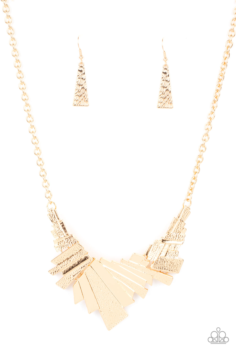 Paparazzi ♥ Happily Ever AFTERSHOCK - Gold ♥ Necklace