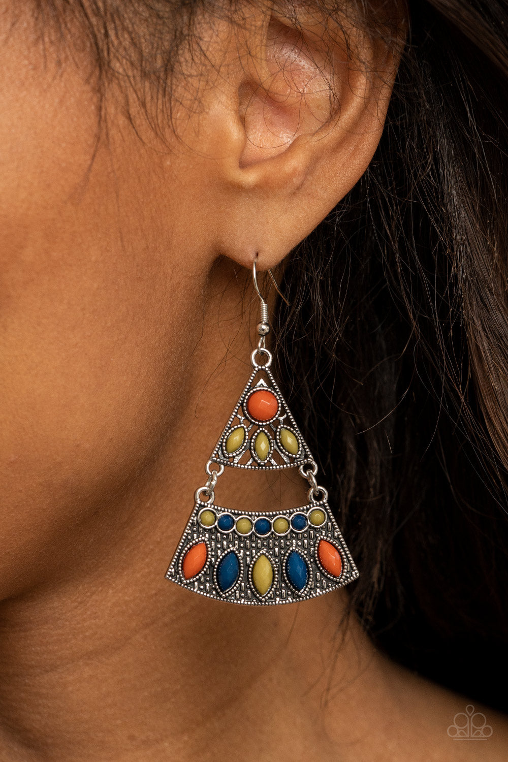 Paparazzi ♥ Desert Fiesta - Multi ♥ Earrings