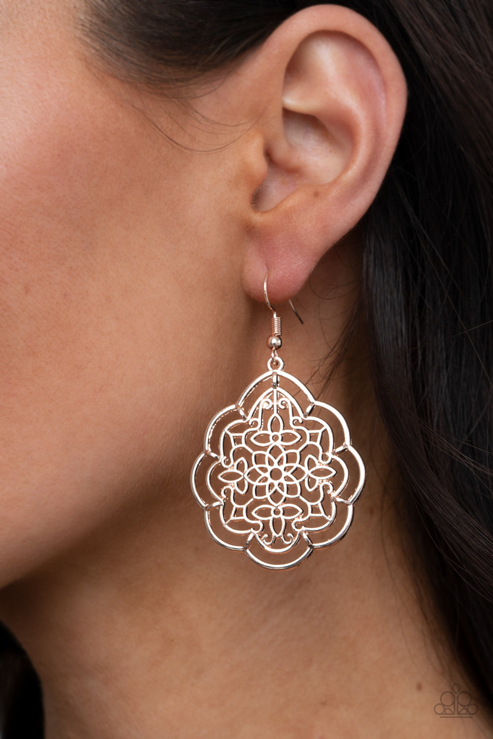 Paparazzi ♥ Tour de Taj Mahal - Rose Gold ♥ Earrings