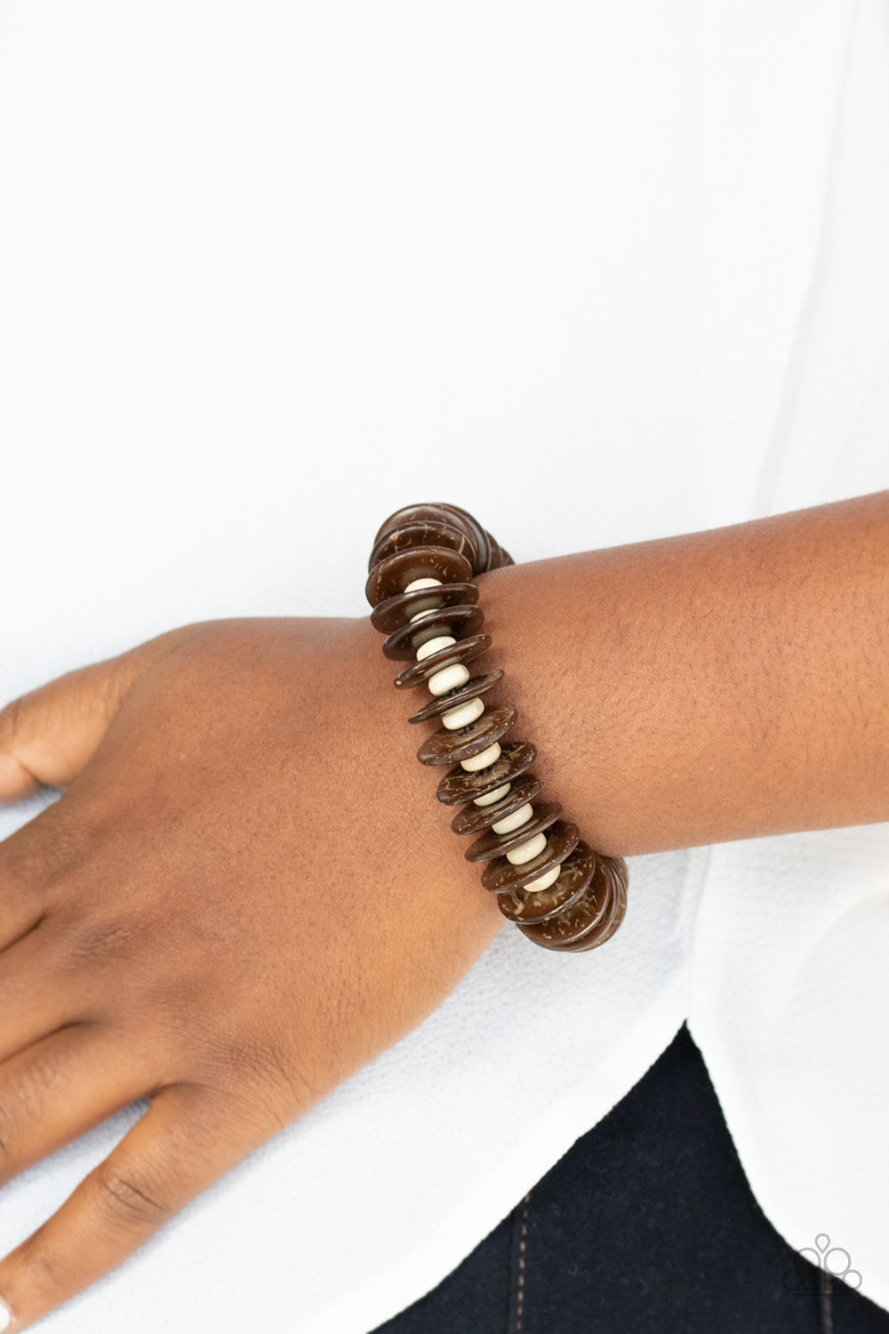 Paparazzi ♥ Caribbean Reefs - Brown ♥ Bracelet