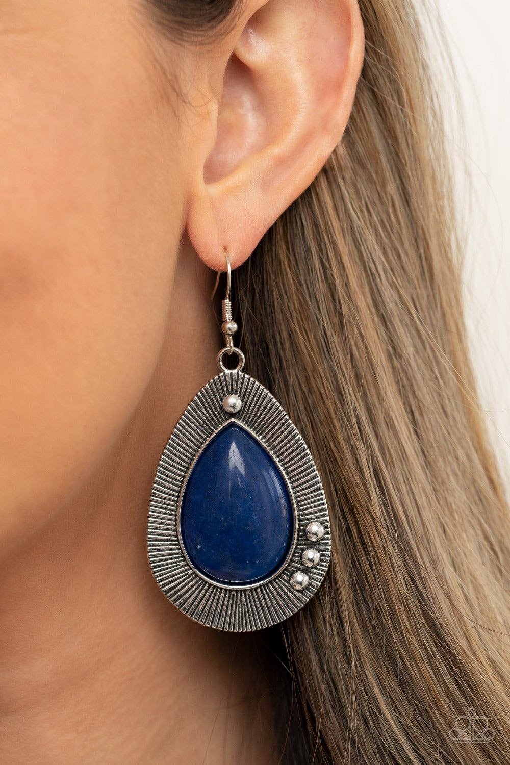 Paparazzi ♥ Western Fantasy - Blue ♥ Earrings