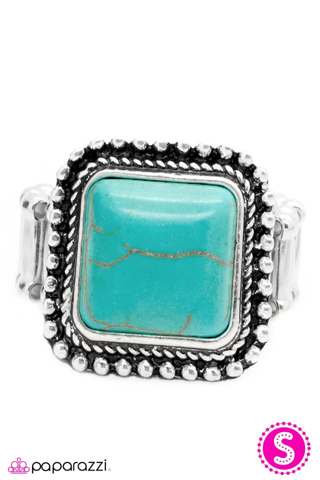Paparazzi ♥ Desert Spring - Blue ♥ Ring