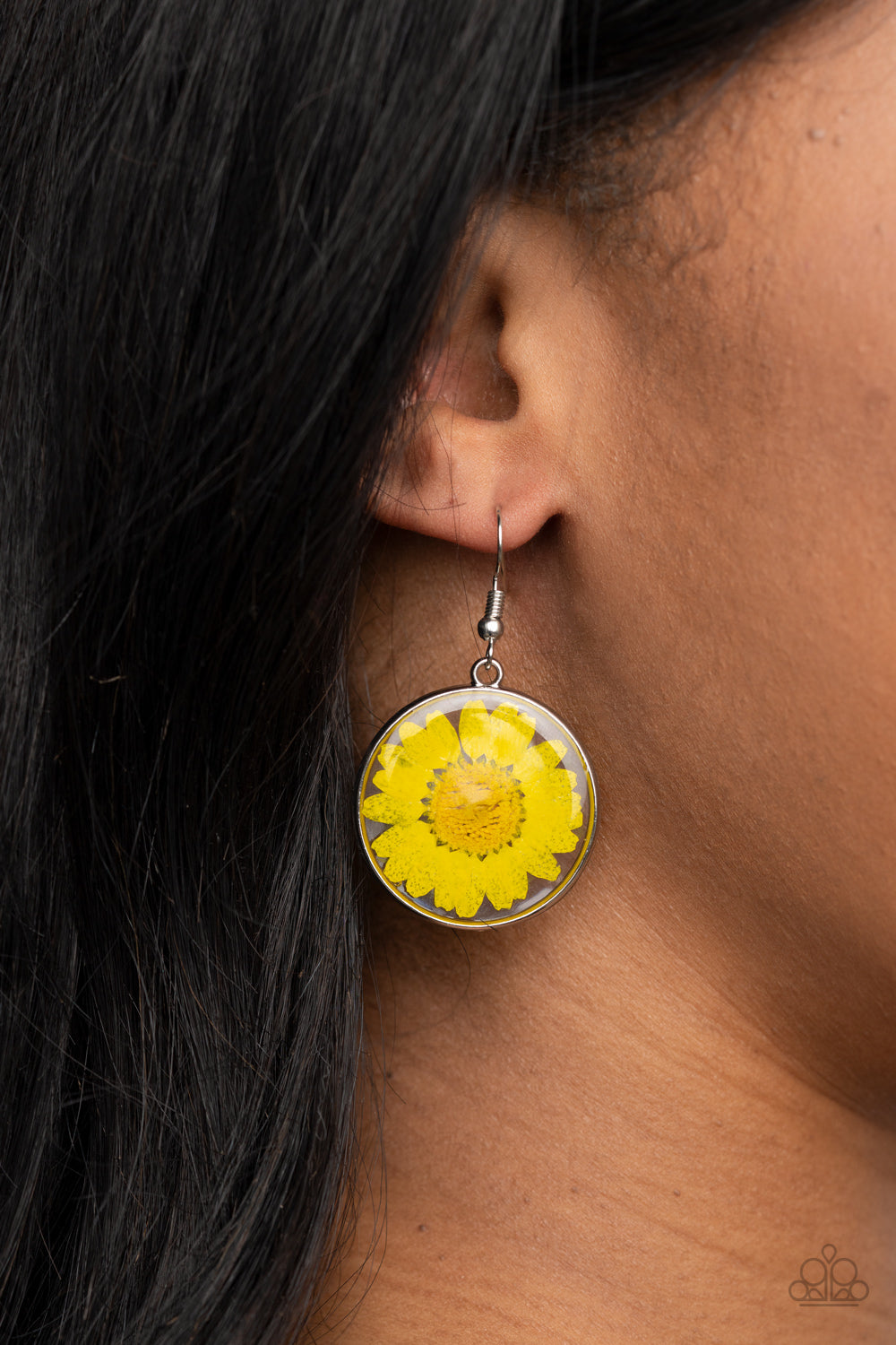Paparazzi ♥ Forever Florals - Yellow ♥ Earrings