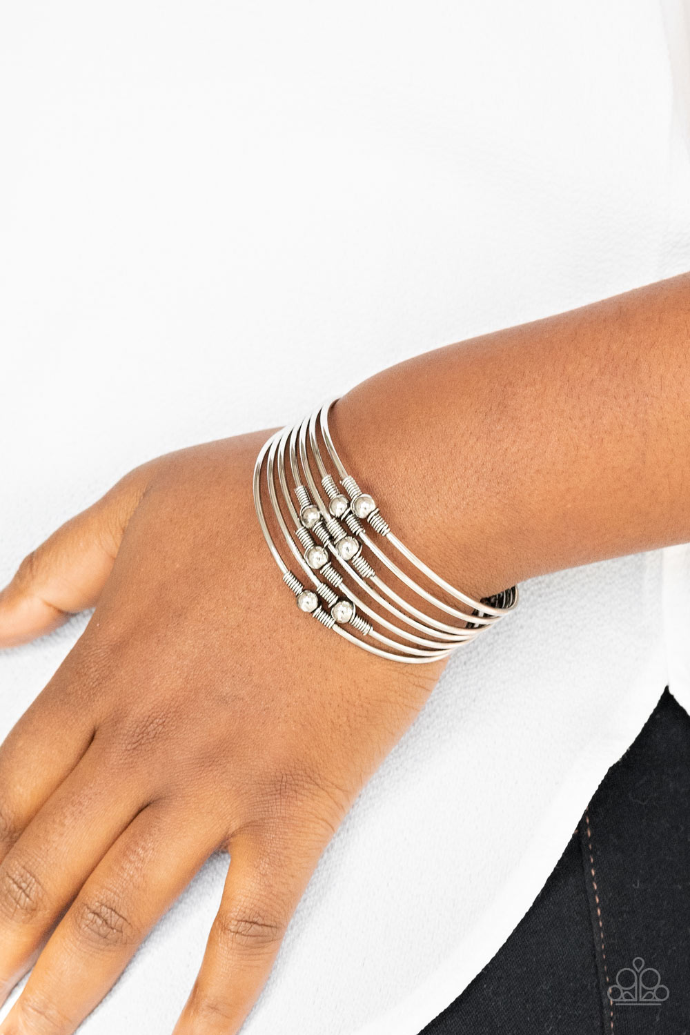 Paparazzi ♥ Industrial Intricacies - Silver ♥ Bracelet
