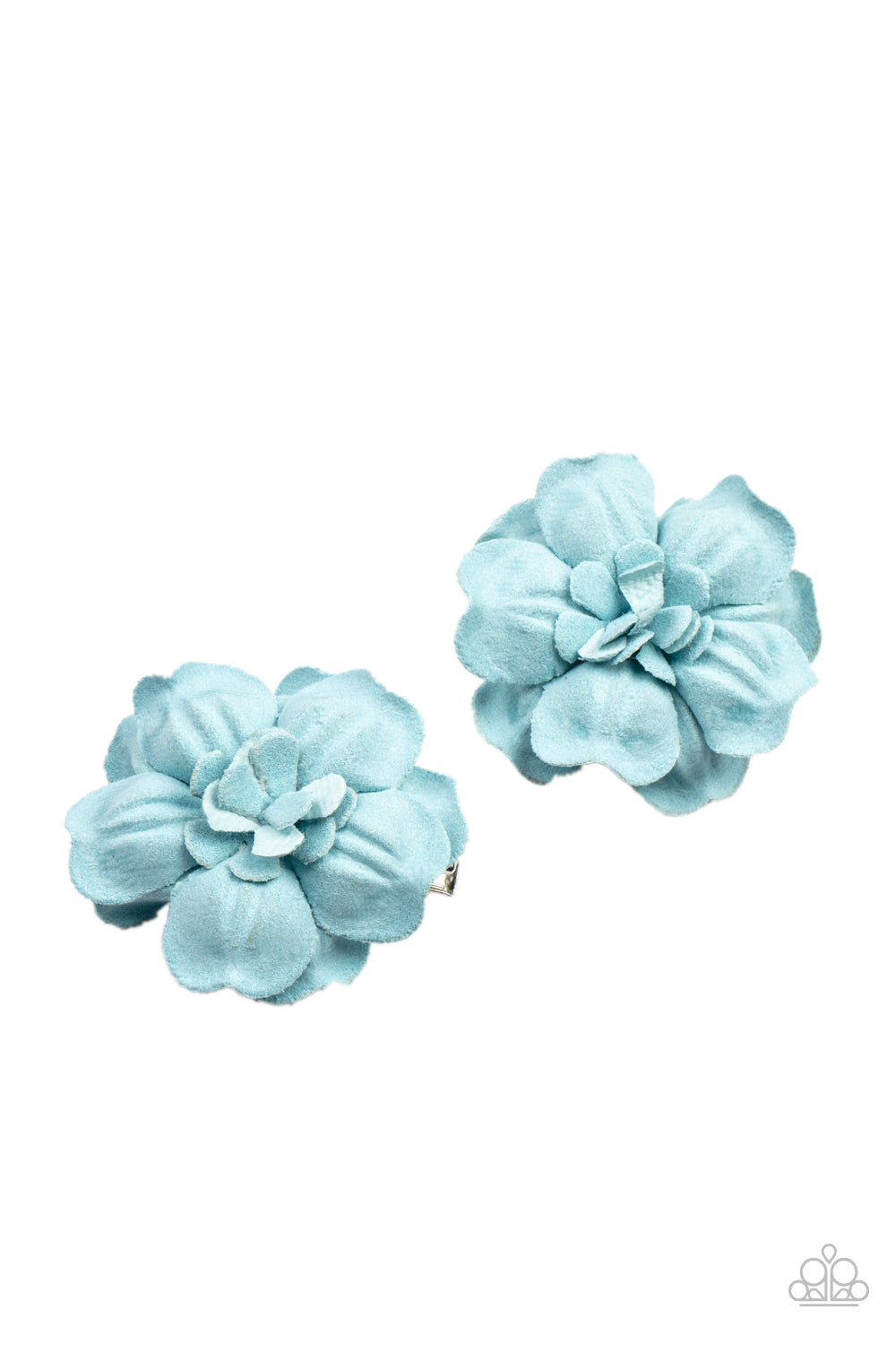 Paparazzi ♥ Happy-GROW-Lucky - Blue ♥ Hair Clip