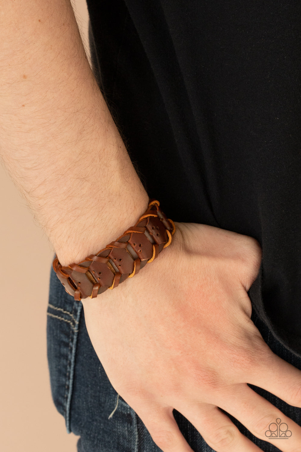 Paparazzi ♥ Knocked for a Loop - Brown ♥ Bracelet