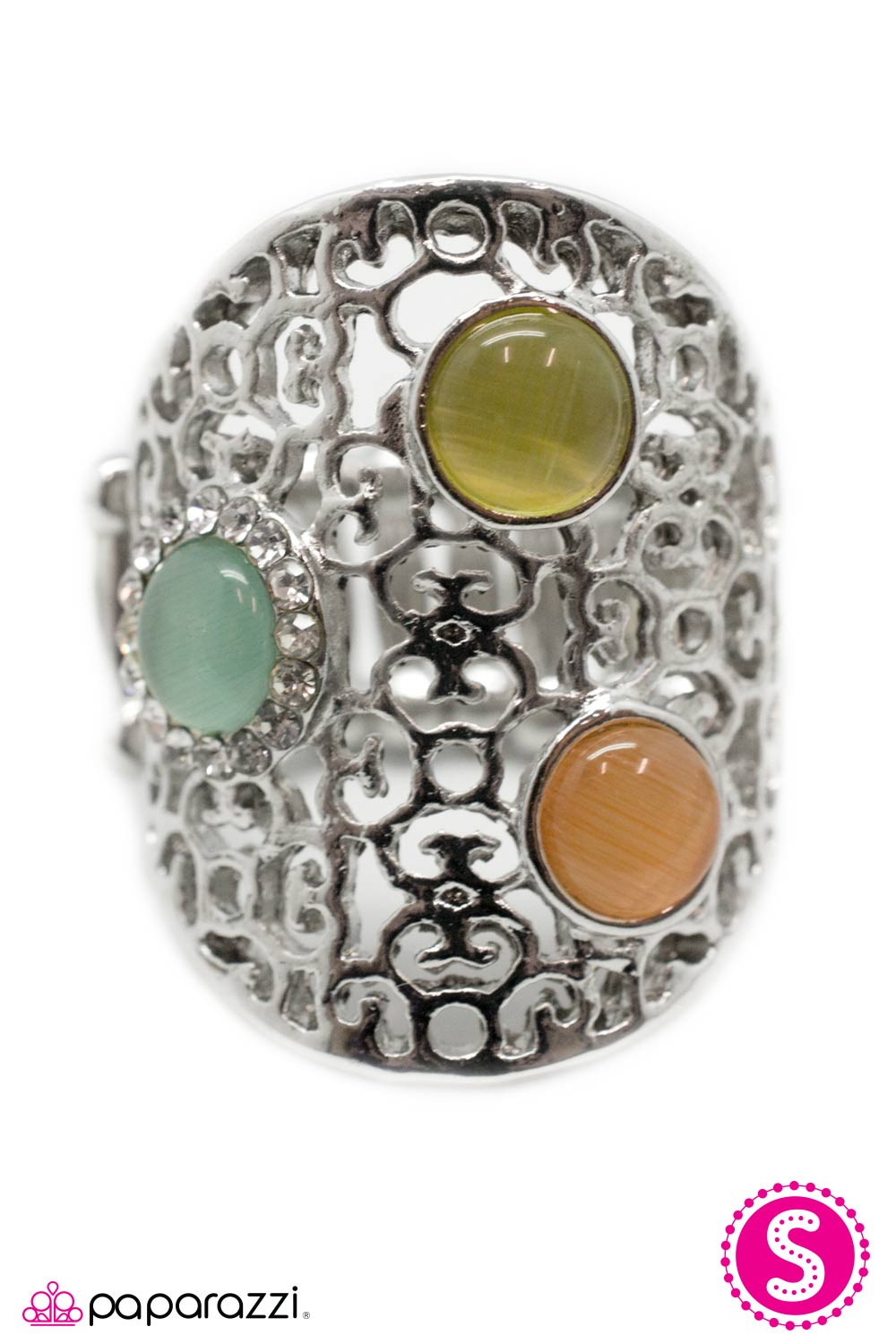 Paparazzi ♥ Bon Voyage - Yellow ♥ Ring