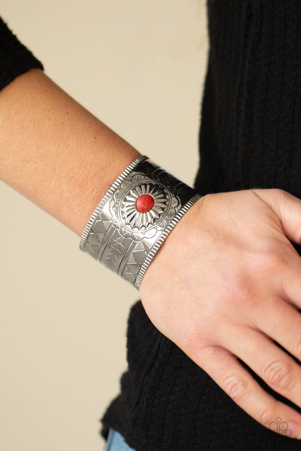 Paparazzi ♥ Aztec Artisan - Red ♥ Bracelet