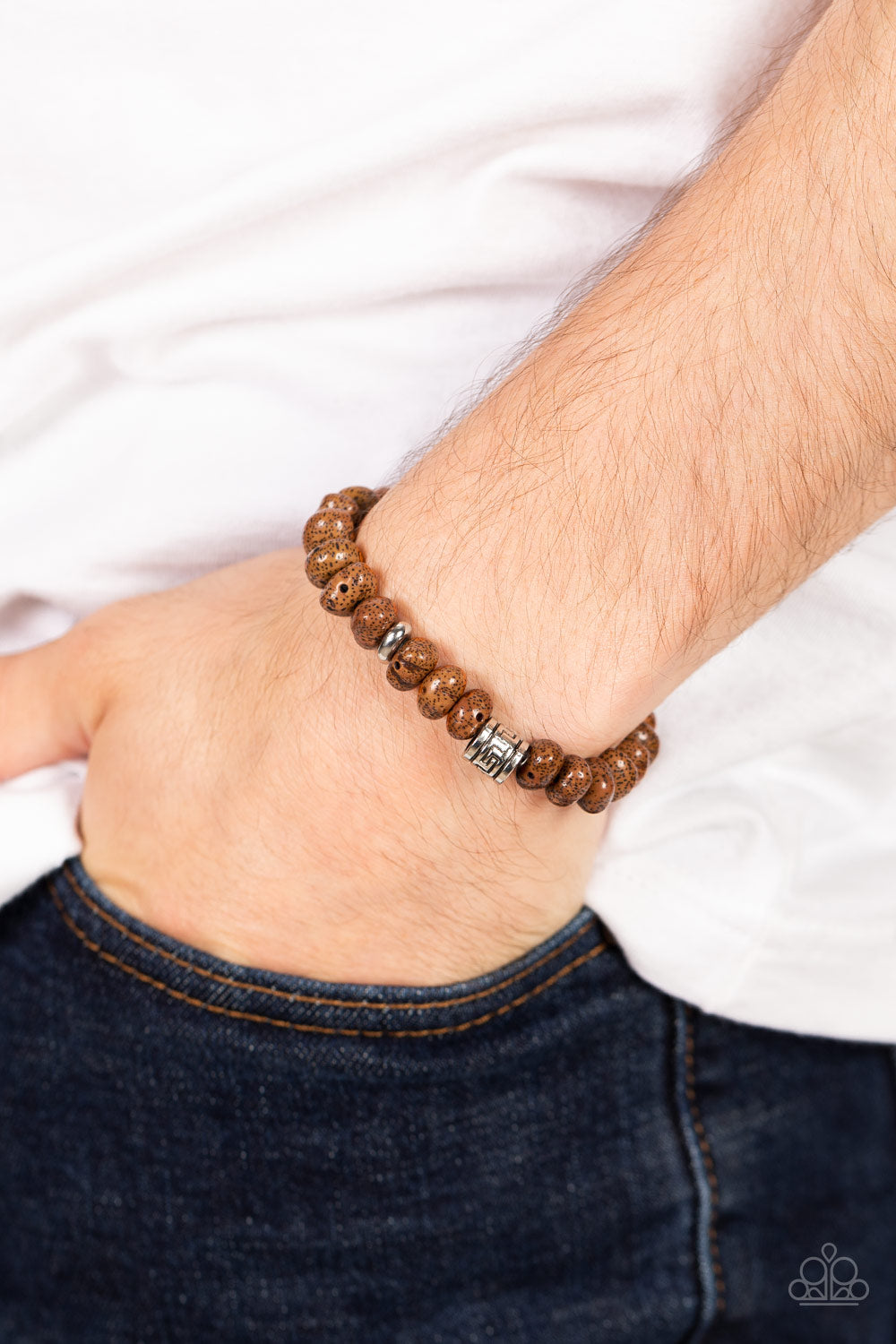 Paparazzi ♥ Natural State of Mind - Brown ♥ Bracelet