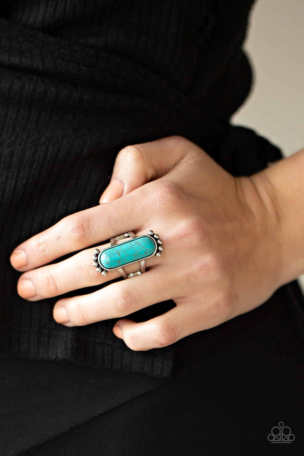 Paparazzi ♥ Ranch Relic - Blue ♥ Ring