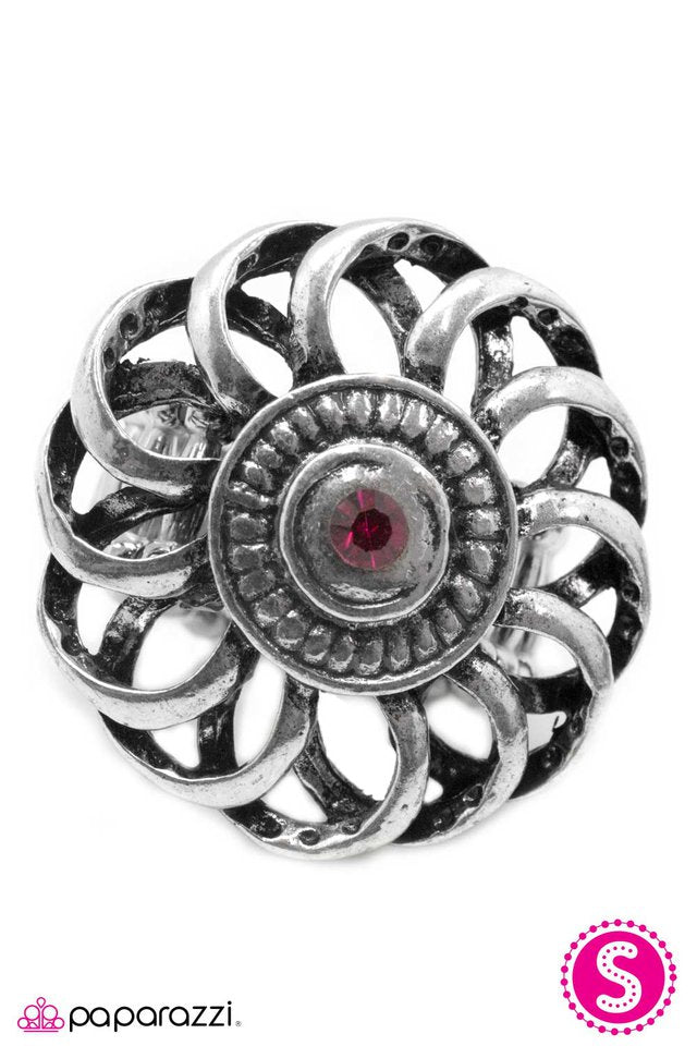 Paparazzi ♥ Spin Doctor - Pink ♥ Ring