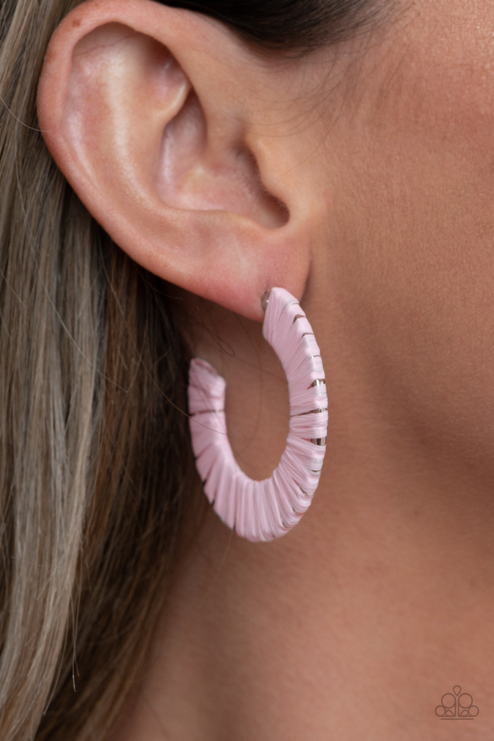 Paparazzi ♥ A Chance of RAINBOWS - Pink ♥ Earrings