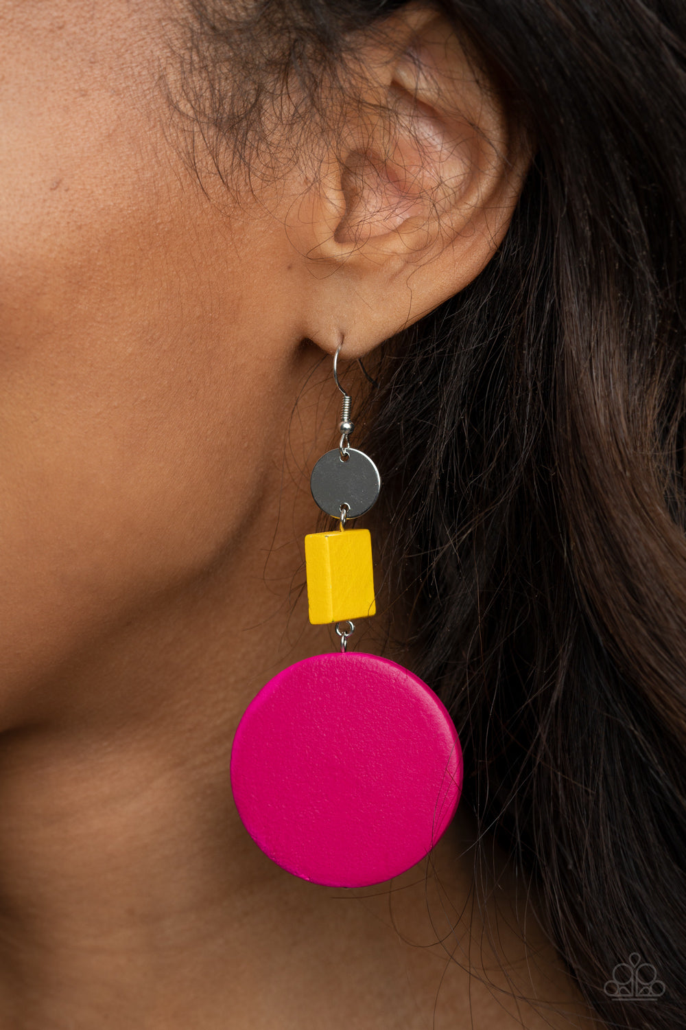Paparazzi ♥ Modern Materials - Multi ♥ Earrings