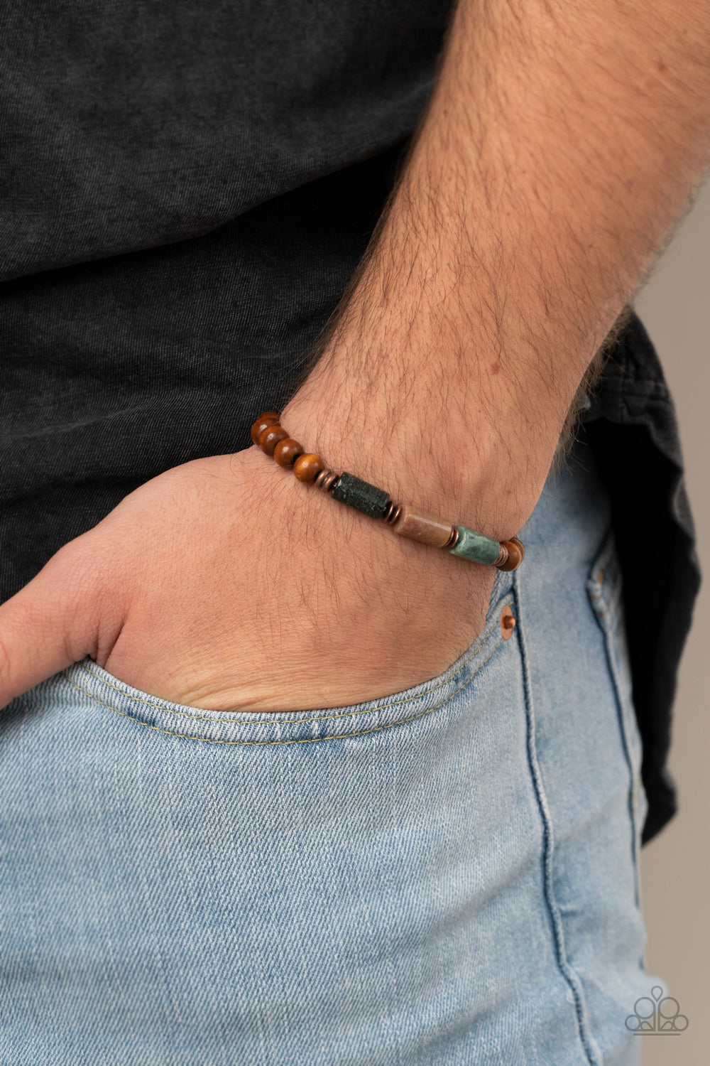 Paparazzi ♥ ZEN Most Wanted - Copper ♥ Bracelet