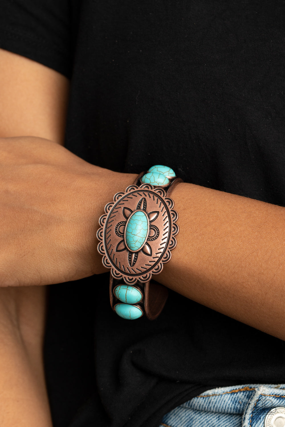 Paparazzi ♥ Canyon Heirloom - Copper ♥ Bracelet