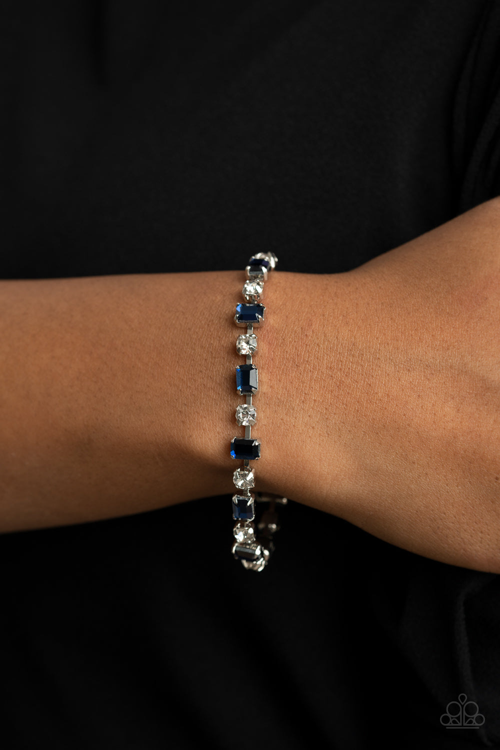 Paparazzi ♥ Out In Full FIERCE - Blue ♥ Bracelet