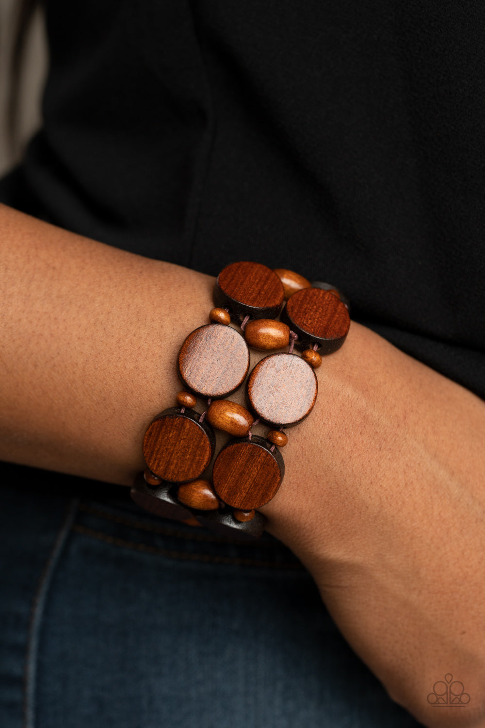 Paparazzi ♥ Beach Bravado - Brown ♥ Bracelet