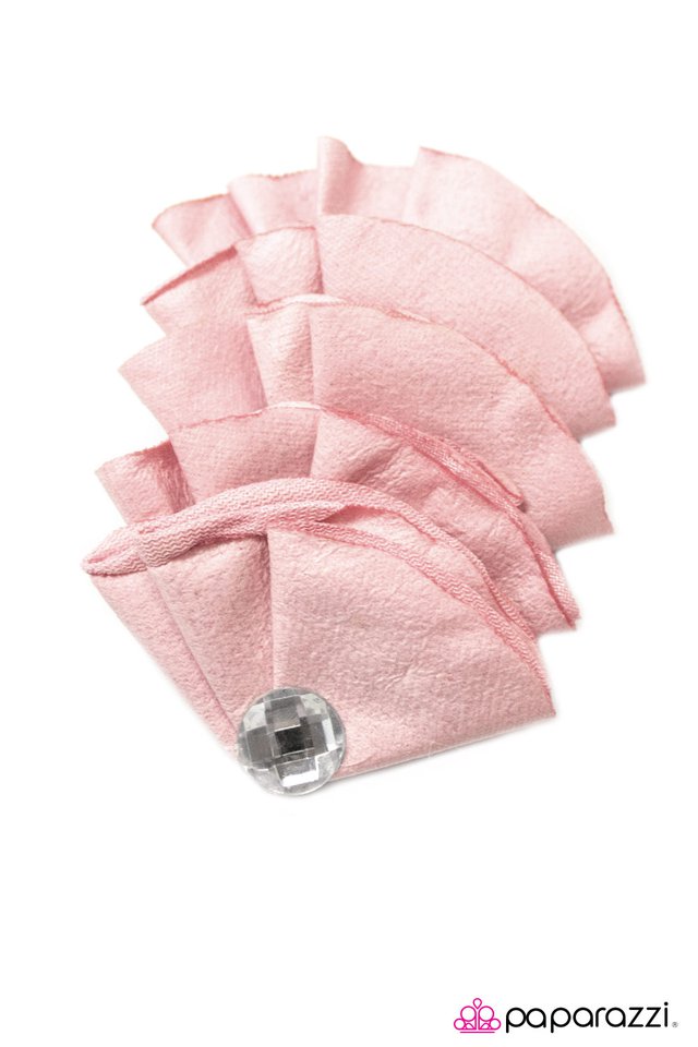 Paparazzi ♥ Know When To Fold Them - Pink ♥ Hair Clip