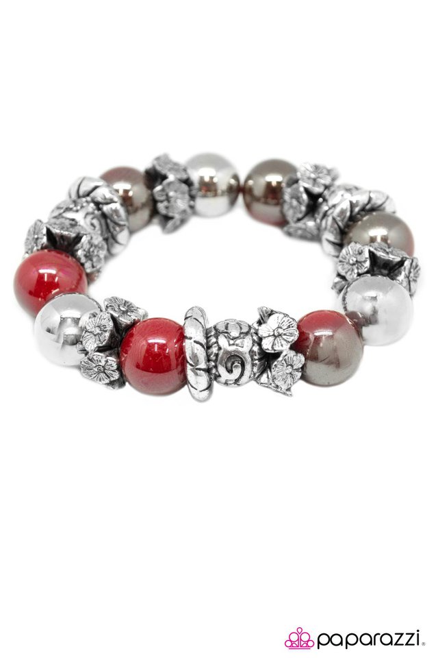 Paparazzi ♥ Fire and Brimstone - Red ♥ Bracelet