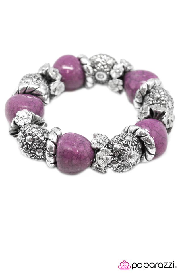 Paparazzi ♥ A La Mode - Purple ♥ Bracelet