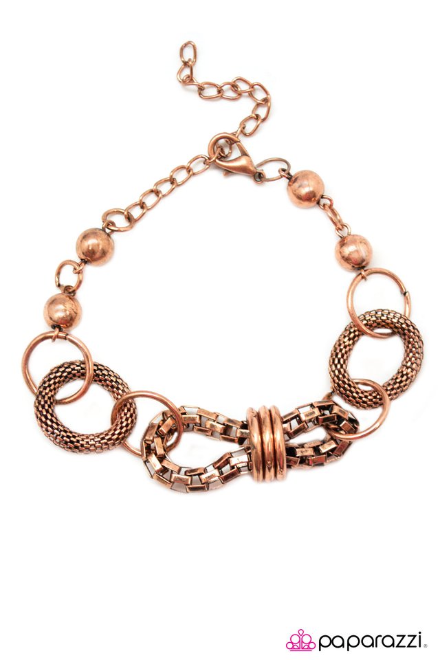 Paparazzi ♥ My Main Squeeze - Copper ♥ Bracelet