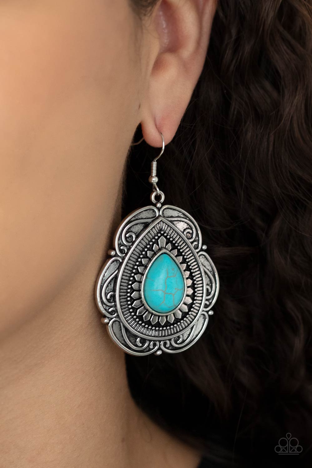 Paparazzi ♥ Southwestern Soul - Blue ♥ Earrings