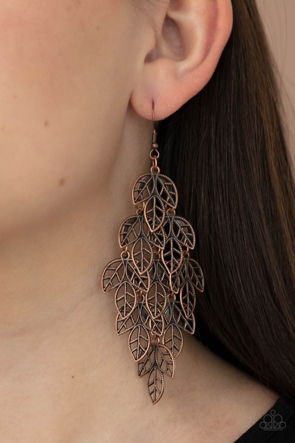 Paparazzi ♥ The Shakedown - Copper ♥ Earrings