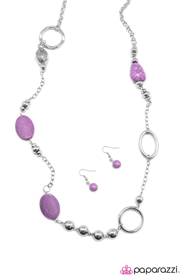 Paparazzi ♥ Make The Most Of It - Purple ♥ Necklace