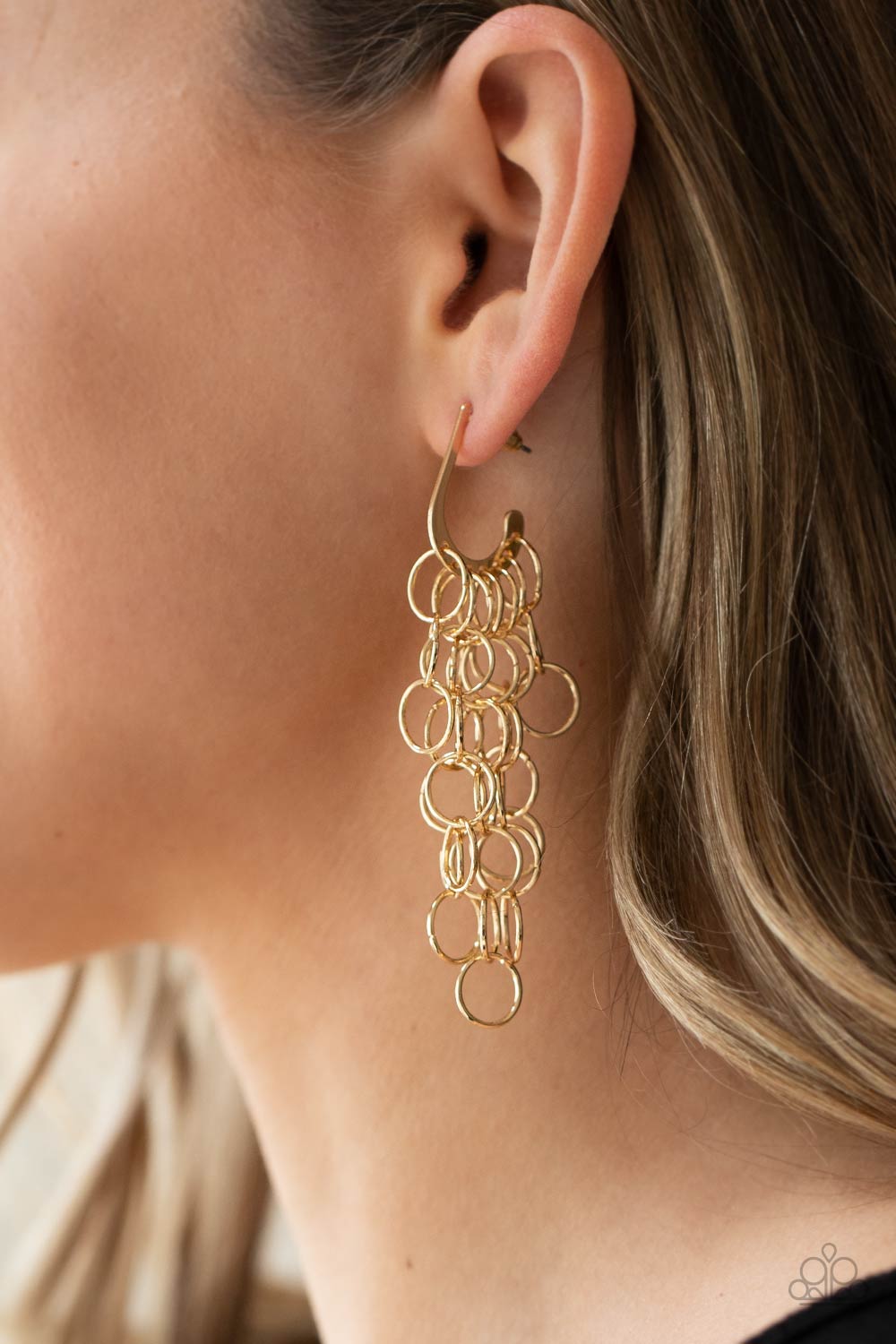 Paparazzi ♥ Long Live The Rebels - Gold ♥ Earrings