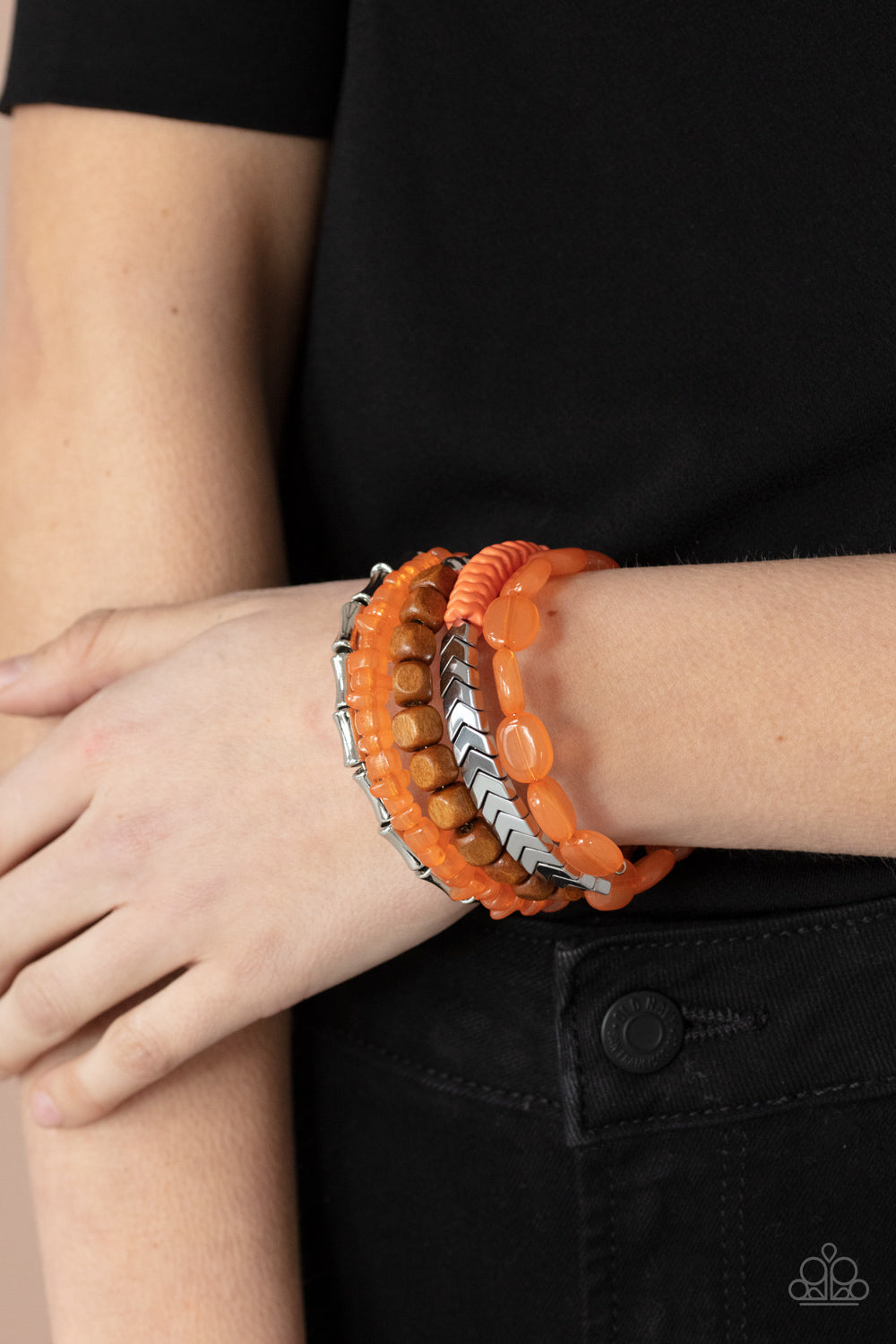 Paparazzi ♥ Outdoor Retreat - Orange ♥ Bracelet