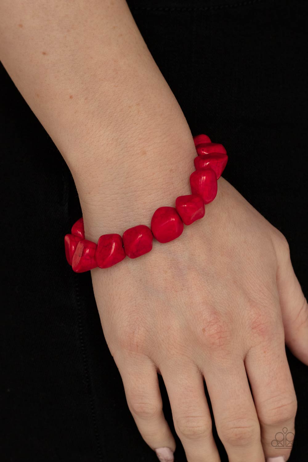 Paparazzi ♥ Prehistoric Paradise - Red ♥ Bracelet