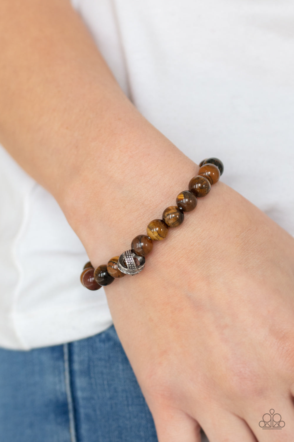 Paparazzi ♥ ZEN Commandments - Brown ♥ Bracelet
