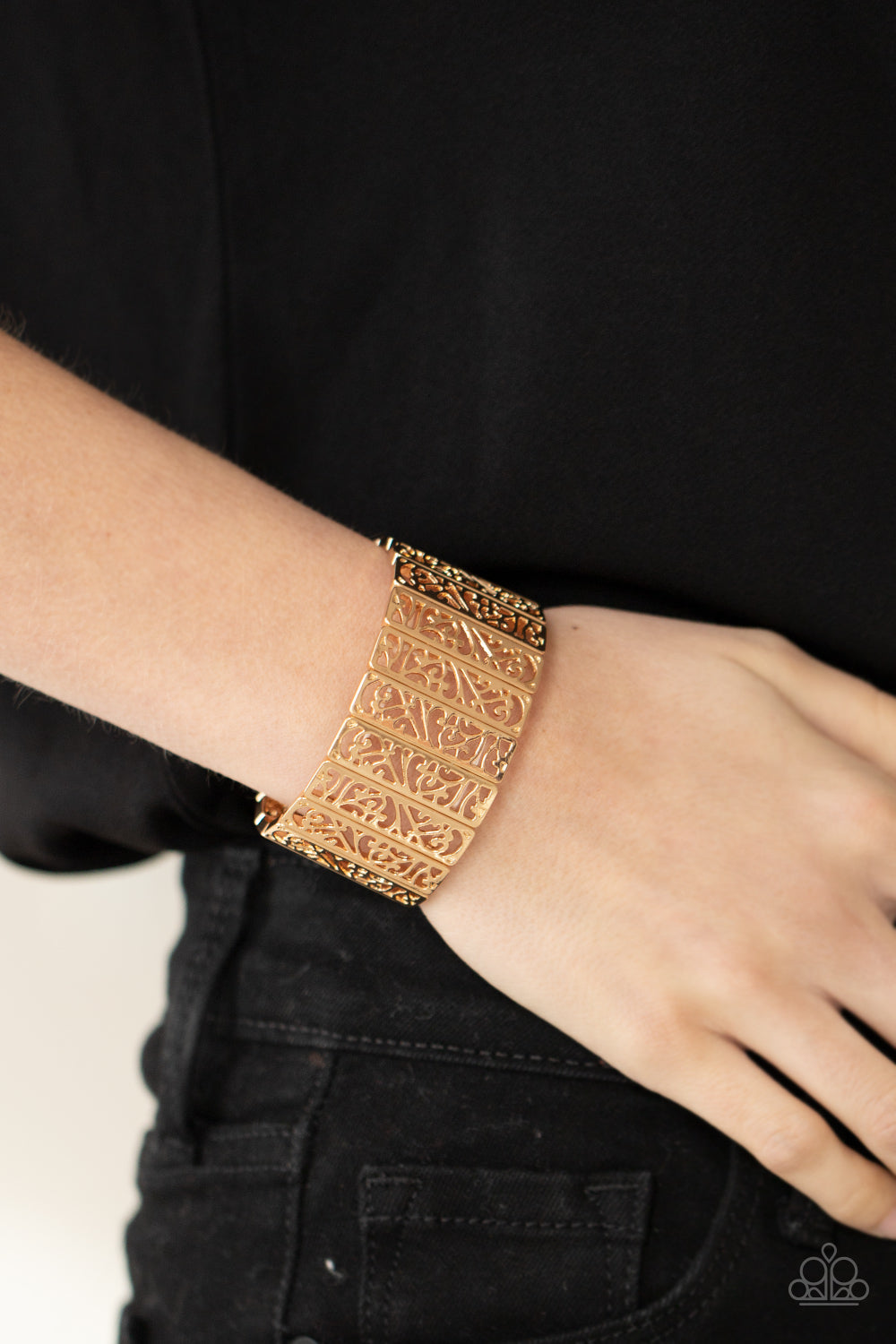 Paparazzi ♥ Ornate Orchards - Gold ♥ Bracelet