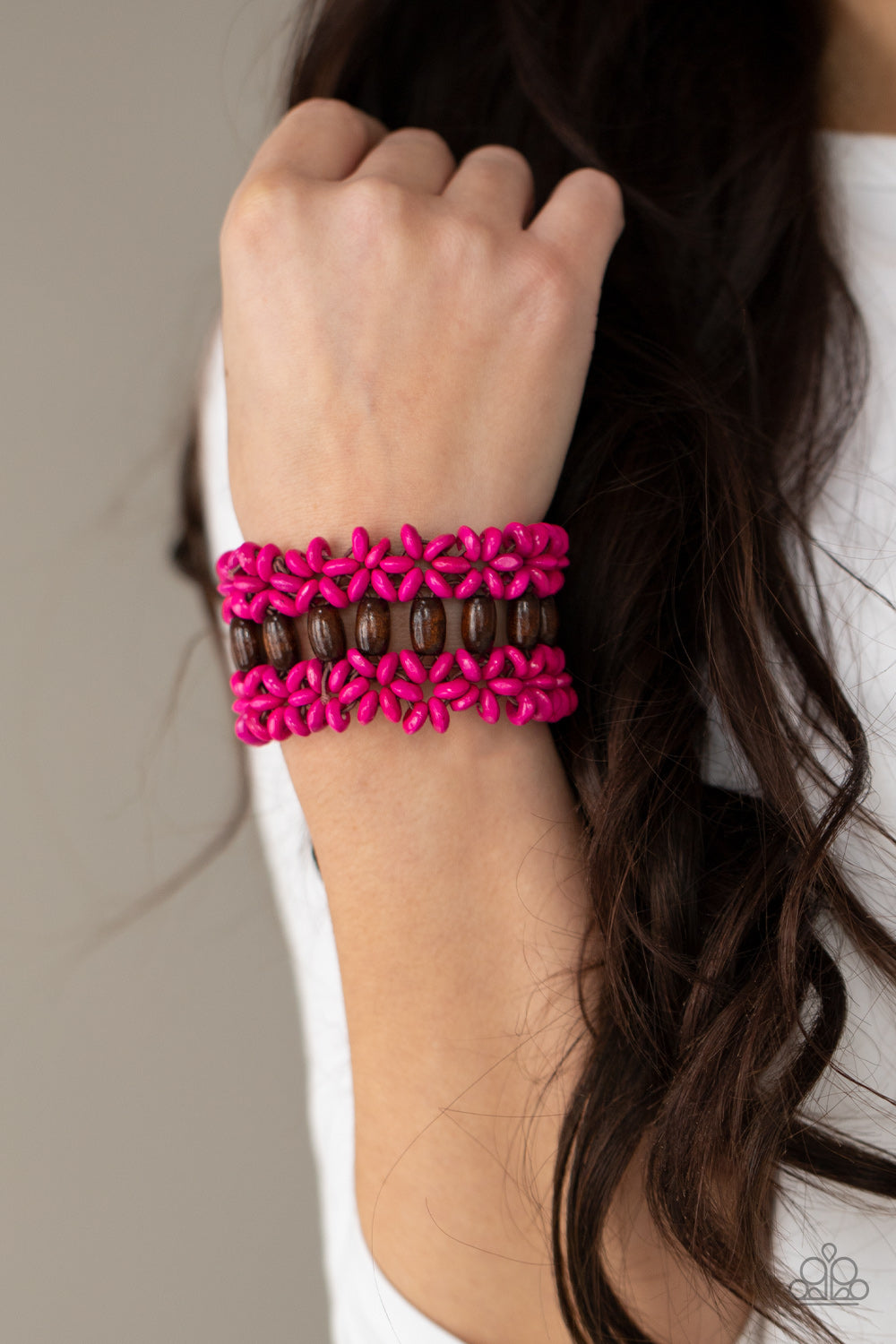 Paparazzi ♥ Bali Beach Retreat - Pink ♥ Bracelet
