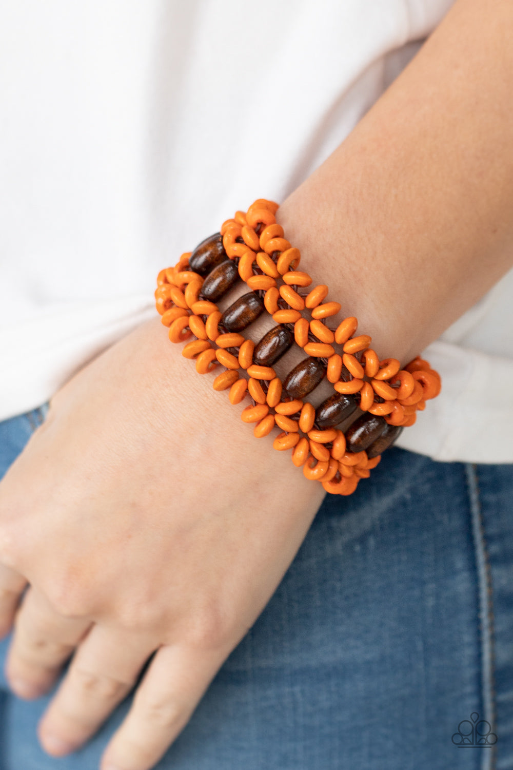 Paparazzi ♥ Bali Beach Retreat - Orange ♥ Bracelet
