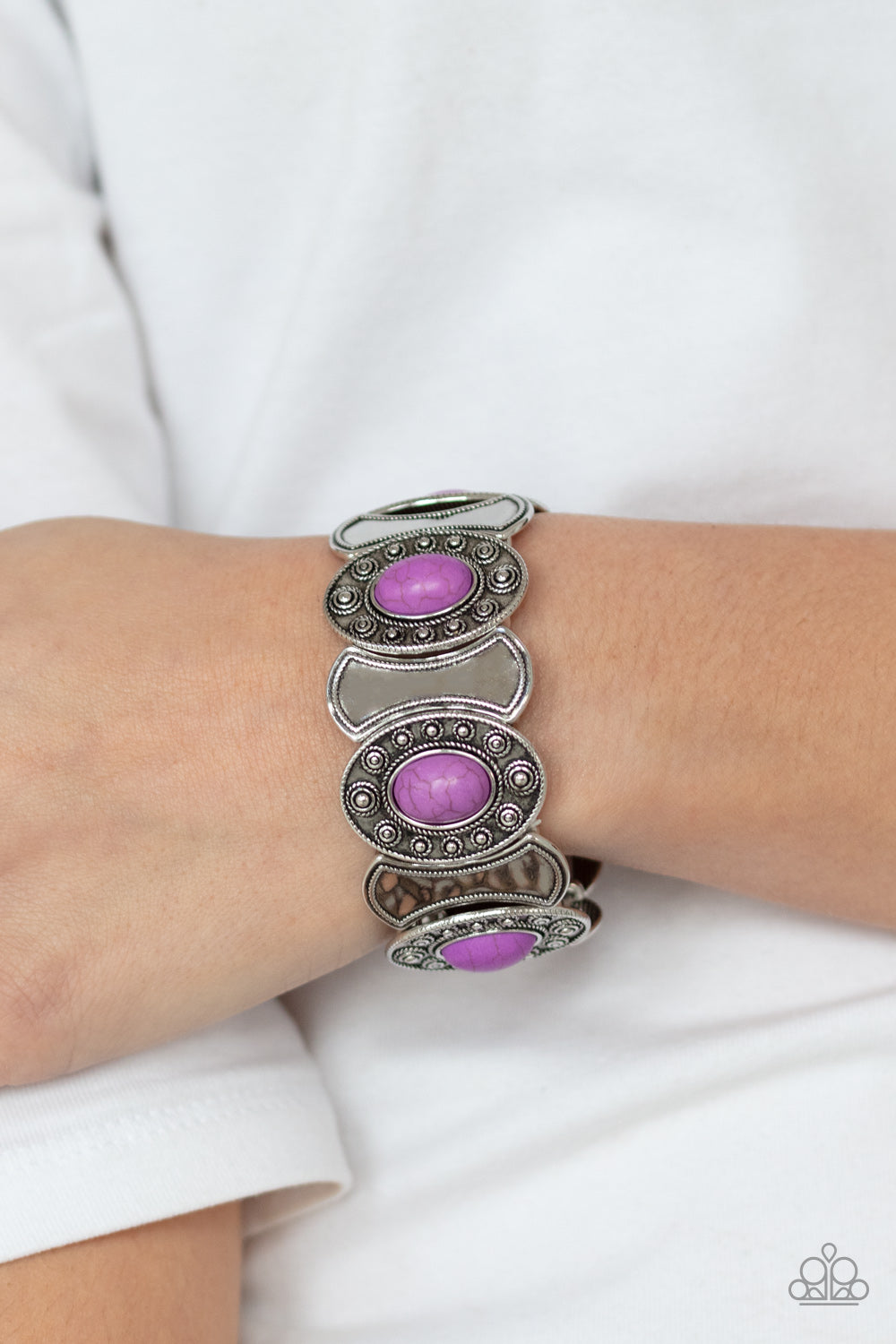 Paparazzi ♥ Desert Relic - Purple ♥ Bracelet