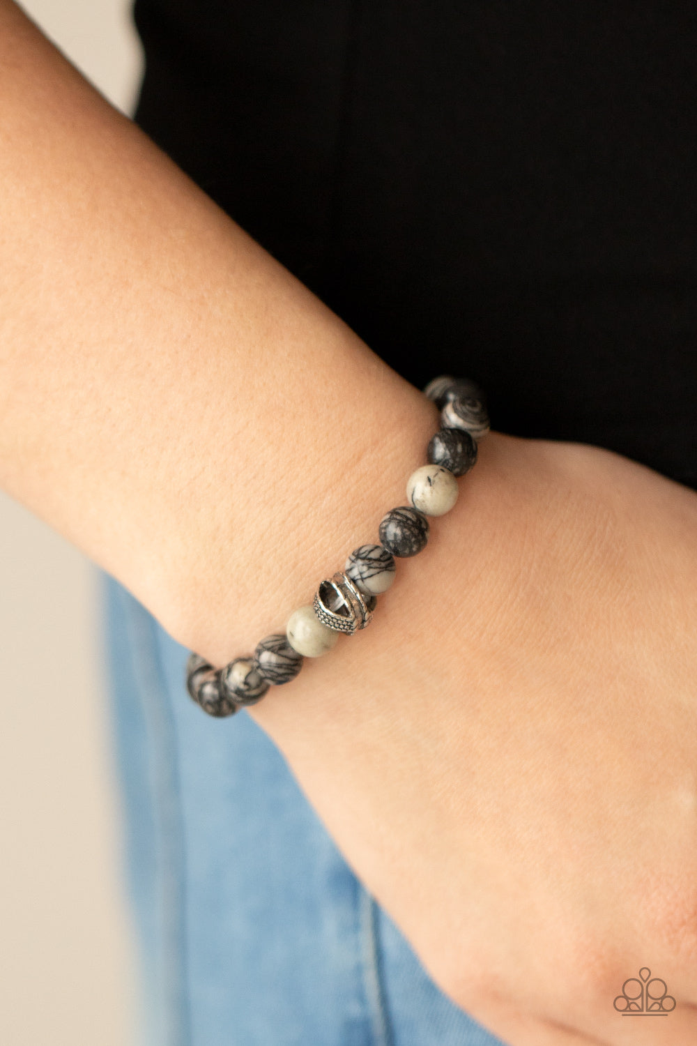 Paparazzi ♥ ZEN Commandments - Black ♥ Bracelet