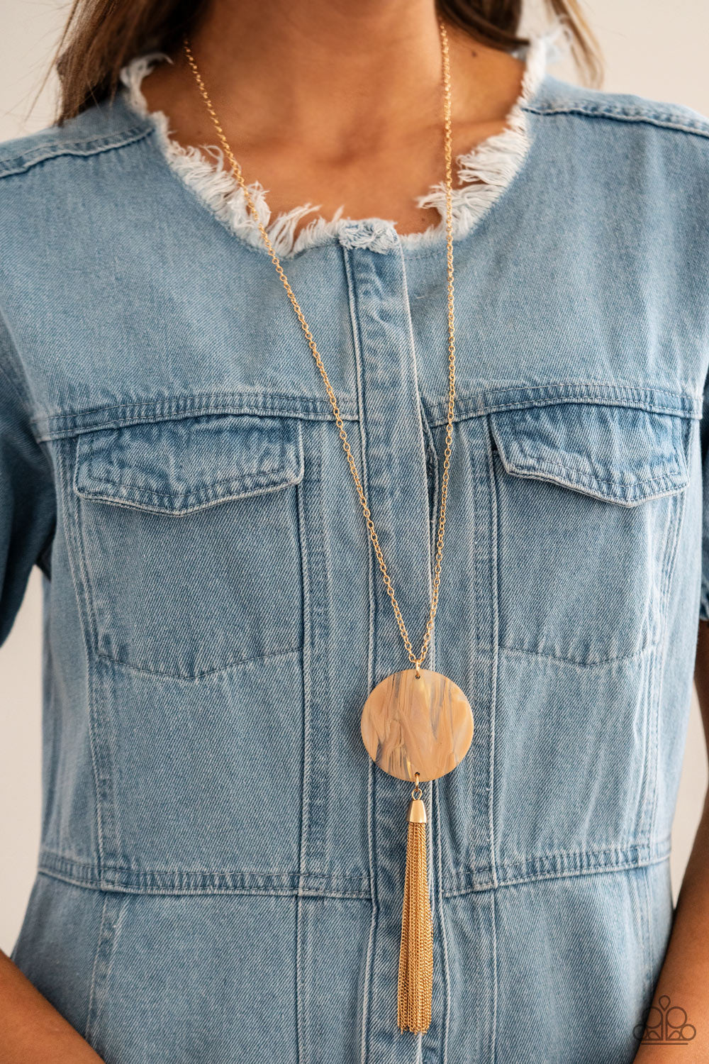Paparazzi ♥ Up FAUX Grabs - Orange ♥ Necklace