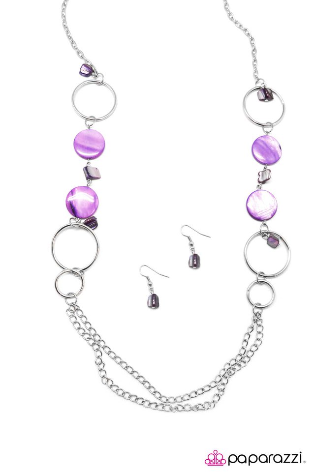 Paparazzi ♥ Chalk It Up - Purple ♥ Necklace
