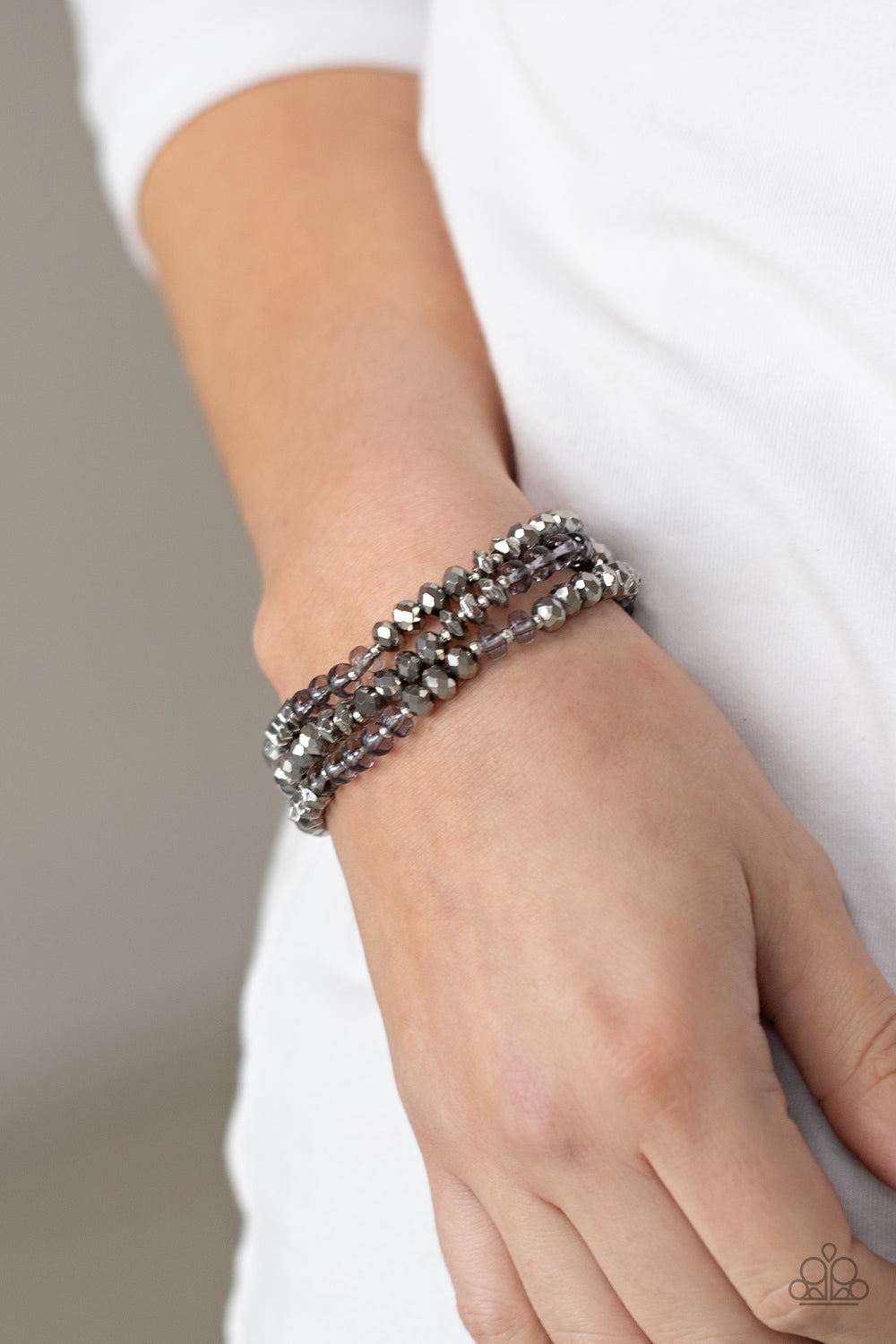 Paparazzi ♥ Stellar Strut - Silver ♥ Bracelet