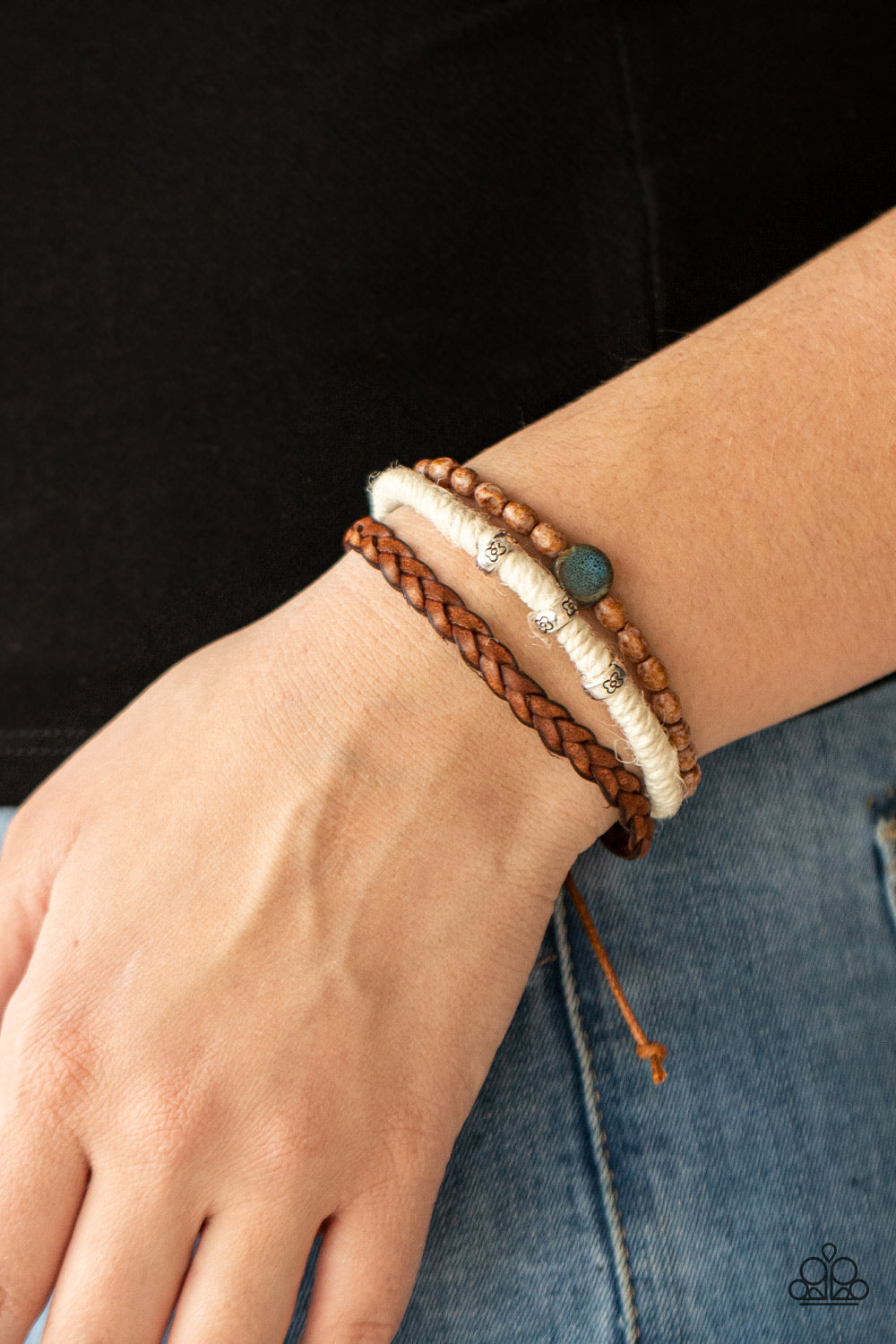 Paparazzi ♥ Terrarium Terrain - Blue ♥ Bracelet