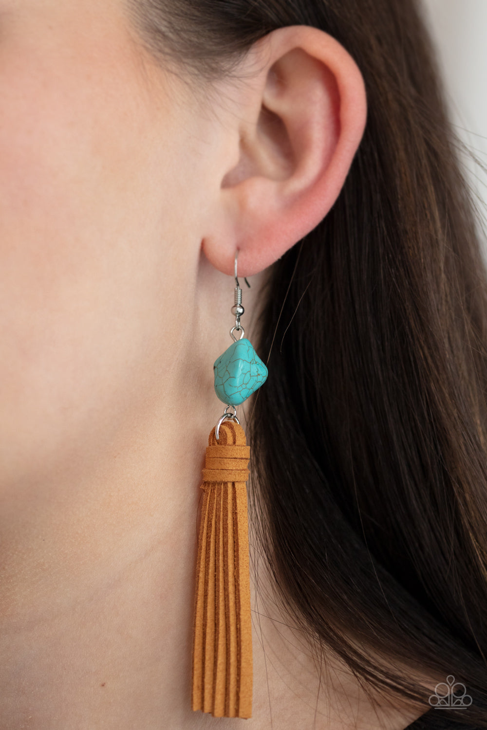 Paparazzi ♥ All-Natural Allure - Blue ♥ Earrings
