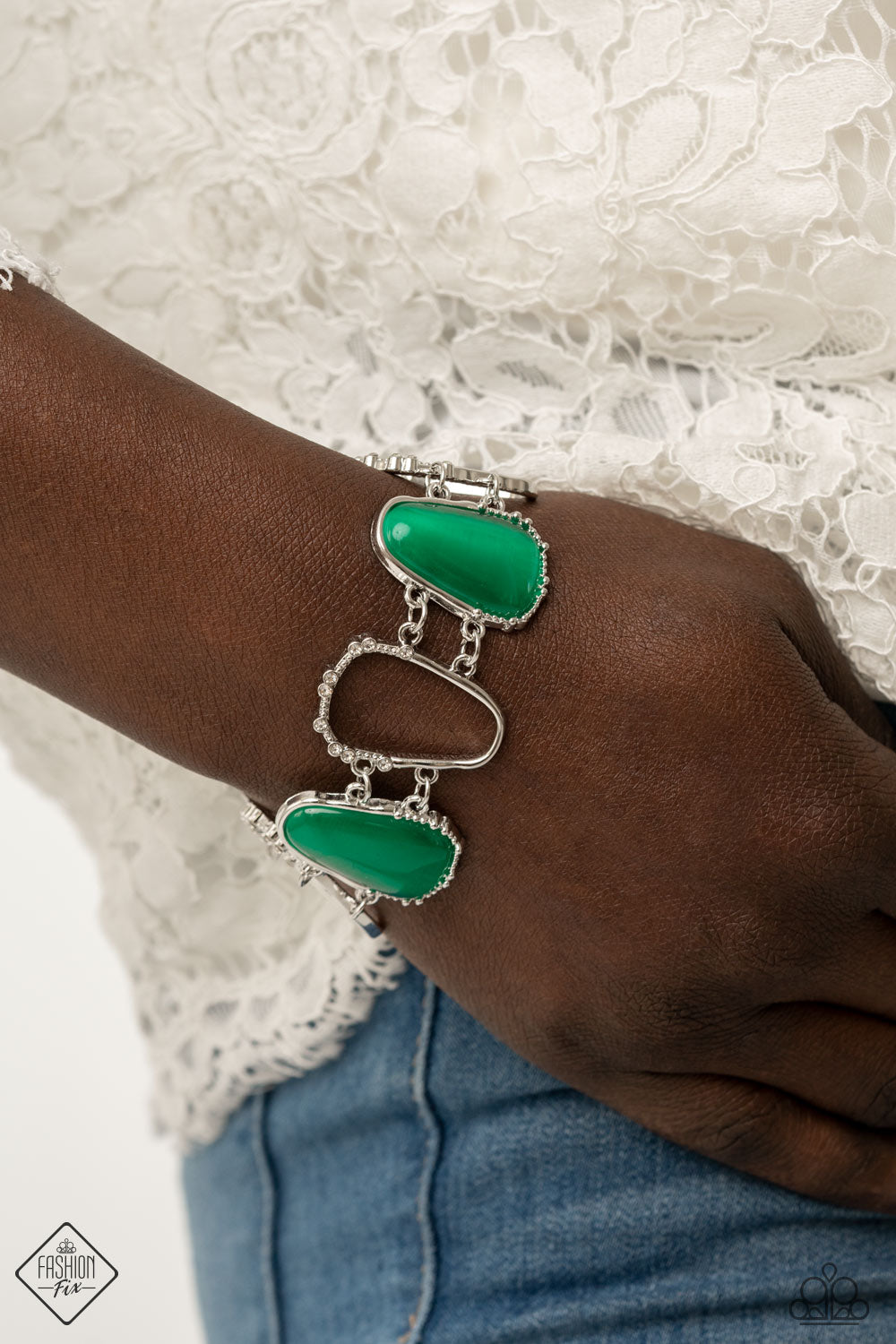 Paparazzi ♥ Yacht Club Couture - Green ♥ Bracelet